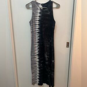 Rails Tie-Dye Navy White and Gray Maxi Dress Size XS